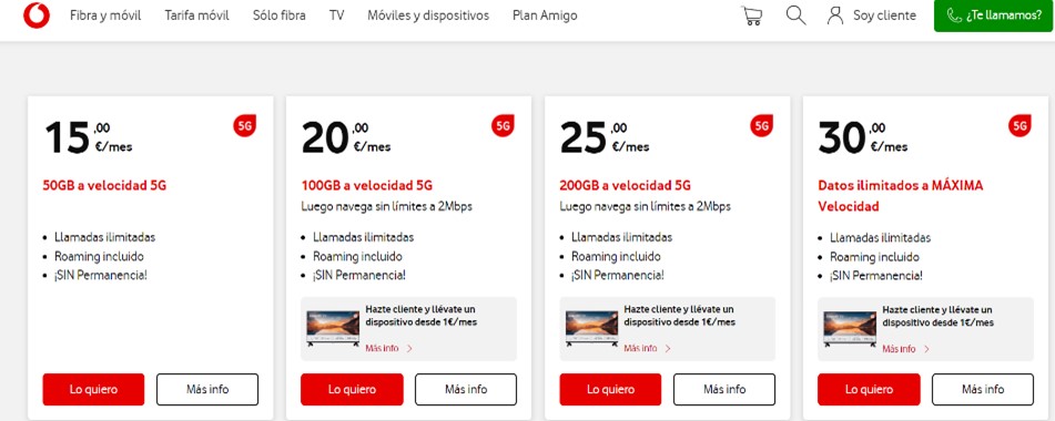 Vodafone Offering