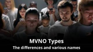 What are the different types of MVNOs, Branded Reseller (Skinny MVNO), Thin MVNO, Light MVNO, Thick MVNO, Full MVNO